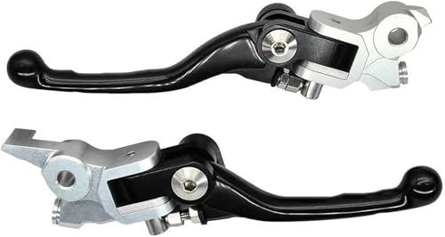 Manetas de freno de motocicleta ajustables embrague kit negro para 125 250 300 350 450