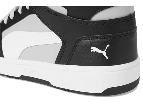 PUMA PUMA Mens Rebound Layup Sneakers Flat Light Gray/Puma White/Puma Black 12 Medium