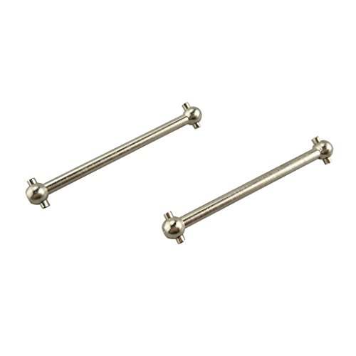 sea jump 2 pcs Metal Front Rear F/R Dogbone Drive Shaft A959-07 for WLtoys A949 A959 A969 A979 K929 A959-B A969-B A979-B K929-B Upgrade Parts Buggy Spare Accessories,Silvery