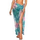 biyejit costume da bagno da donna, costume da bagno lungo da spiaggia, pareo avvolgente sexy, estivo, kimono per vacanze, hawaii, piscina, feste, tintura a nodo., etichettalia unica