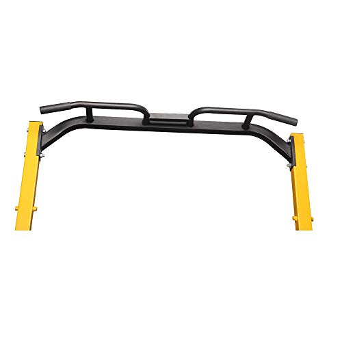 ZENOVA Power Rack Squat Stand with J-Hooks, Fitness Multi-Function Power Tower Dip Station Squat Rack, 800LBS Weight Capacity