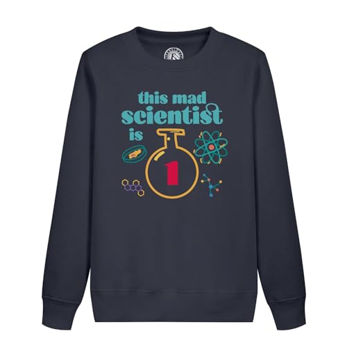 Sweatshirt enfant thème science pour fête d'anniversaire premier âge