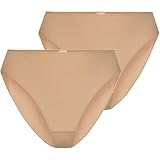 Nina von C. 2 Stück Damen Jazzpant Basic Minislip Slip Sport Farben zur Auswahl, Grösse:M - 38, Farbe:Caramel/Nude