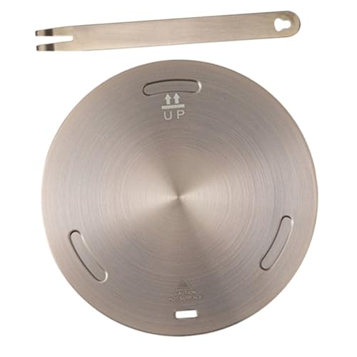 VALICLUD Difusor de Calor para Placa de Inducción de Cocina de Gas de 20 CM Placa Adaptadora de Acero Inoxidable Acabado Rosa Dorado Resistente Transferencia para Uso Diario Cocina