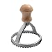 Eppicotispai Aluminum Round Ravioli Stamp with Beechwood Handle, 3-Inch