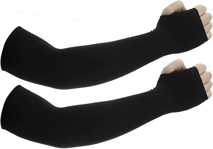 ZIBELL UV Protection Arm Sleeves with Thumb Hole, Pack of 2 for Men & Women, Sun Protection Sleeves for Running, Hand Cover for Bike Riding Nylon-picture-57