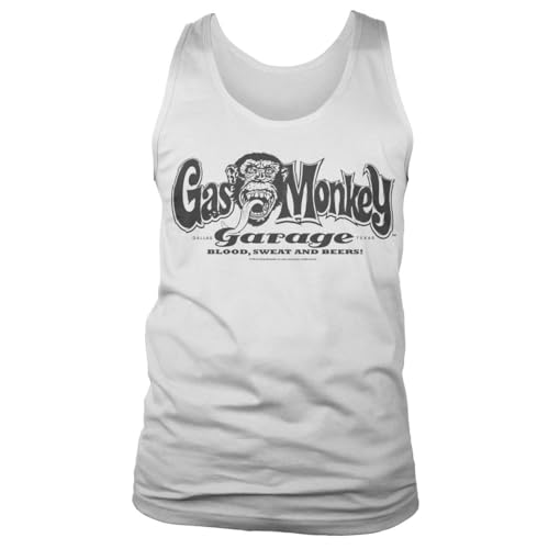 Camiseta de tirantes Gas Monkey Garage con acabados y costuras reforzadas
