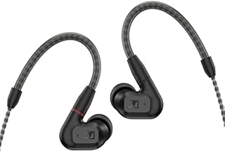 Sennheiser IE 200 Wired Audiophile Stereo Earphones - Corded In-Ear Buds with High Fidelity Superior Clear Sound, True-to-Life Voicing and an Impactful Bass - Black