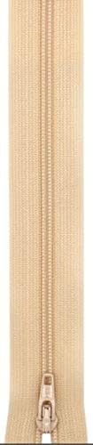 7" Inches Beulon Knitted Tape YKK Spice Lightweight Zippers - Closed Bottom - Color: Spice #861 (20 Zippers Per Pack)