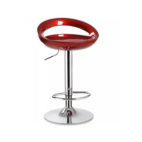Silla de bar Silla de bar minimalista Silla con respaldo ajustable Silla for el hogar Escritorio de recepción de lujo ligero Taburete de bar con patas altas Silla giratoria for mostrador Taburetes de
