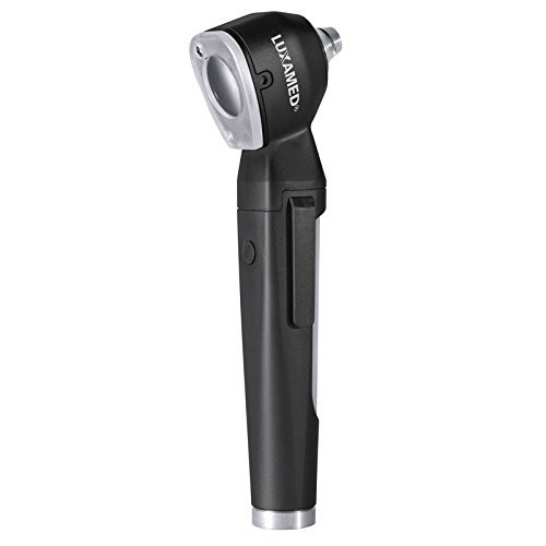 LED Otoskop LuxaScope Auris Otoscope inkl. Zubehör 2,5 V in schwarz Taschenformat by Luxamed