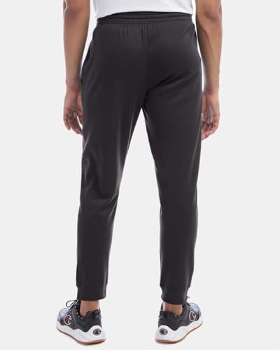 Champion Calça de corrida esportiva masculina CHP200, mistura de poliéster, ajuste clássico, cintura