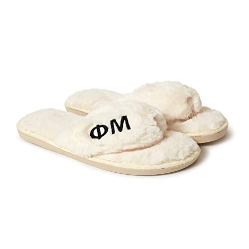 Sorority Shop Phi Mu Fuzzy Slippers Women
