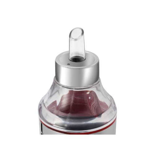 Image of RUSH KITCHENWARE 1-Litres Easy Flow Stainless Steel Oil Dispenser Bottle with Lid and Cap | Air-Tight Spill-Proof | Food Grade Oil Pourer, Silver, 1000ml
