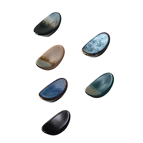 Cabilock 6Pcs Chopsticks Racks Elegant Style Holders for Spoons Forks Tableware Supports for Clean Dining Environment Chic Design for Home Restaurant Use