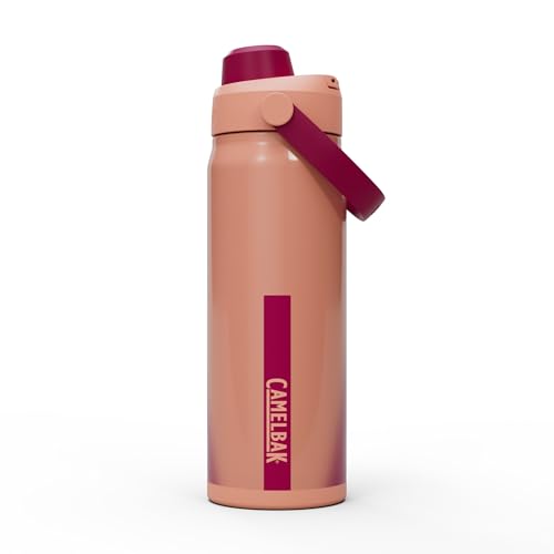 Image of CamelBak Thrive Chug Stainless Steel Water Bottle 20oz, Blush Dawn