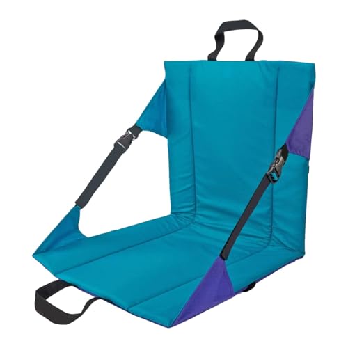 Silla de asiento de estadio, cojín portátil para asiento de estadio con soporte para la espalda, asiento ligero para gradas para conciertos, estadios