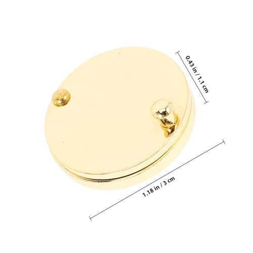 2pcs 16mm Mirilla de Cobre con Tapa de Privacidad, Protector Giratorio para Ojo de Puerta para Hogar, Hotel, Apartamento miniatura 2
