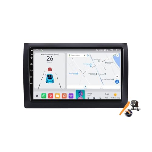 Autoradio GPS tactile 9 pouces avec CarPlay sans fil pour Stilo