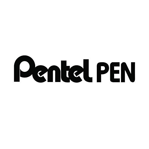 Pentel marqueur permanent noir pointe ogive 4.3 mm en boîte de 12
