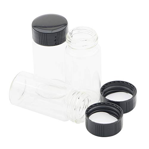 Kesell Clear Glass Sample Vials, Mini Empty Glass Bottles With Screw Cap Capacity 20Ml (0.7 Oz), Pack Of 20 #TOP1