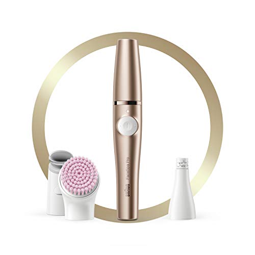 Braun Gesichtsepilierer Damen FaceSpa Pro, Beauty Set, SE921, Bronze – Ansicht 2