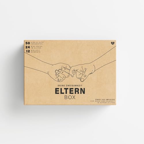 Deine Zweisamkeit | Eltern-Box | 100 Gesprächsimpulse & Mini-Dates für Paare | Mehr Paarzeit im Alltag & Date-Nights | Erlebnisbox Hochzeit Geburtstag | Made in Germany