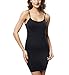 Khaya Women's Long Cami Full Slip Dress Straight Dress with Spaghetti Straps