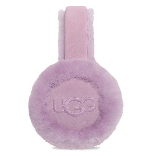 UGG Women's Water Resistant Sheepskin Earmuffs with Embroidered L...