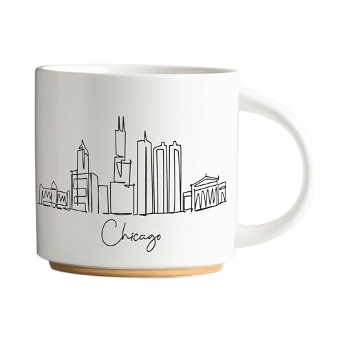 COLLECTIVE HOME - Skyline Ceramic Mug, Coffee Cup, Landscape Cups...
