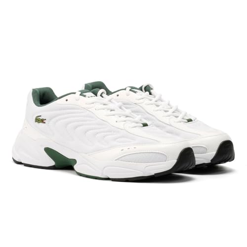 Lacoste Storm 96 2K Lite - Zapatillas deportivas para hombre, color blanco y verde, White, 43 EU