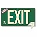 Photoluminescent Exit Sign Green - Code Approved UL 924/IBC 2012/NFPA 101 2012