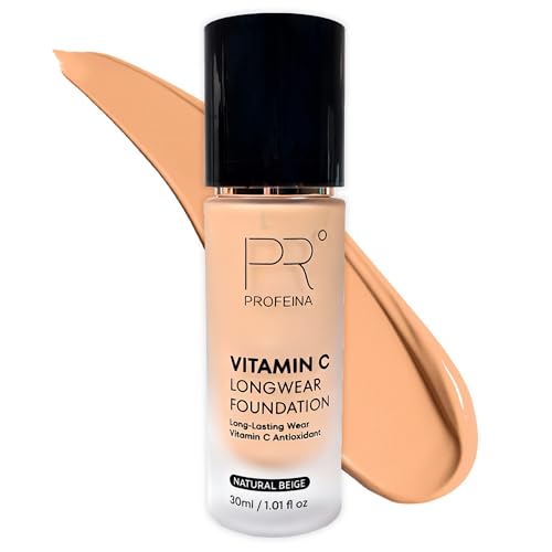 PRO PROFEINA Liquid Foundation - 24Hr Full Coverage Foundation with