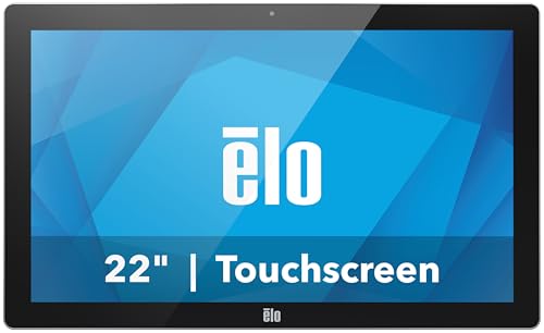 Image of Elo I-Series 5 Steel Android 21.5 inch Touchscreen Computer | TouchPro PCAP 10 Touch, 1920 x 1080, Qualcomm QCS6490, Android 14, 8GB RAM, 64GB SSD, Black, with PoE