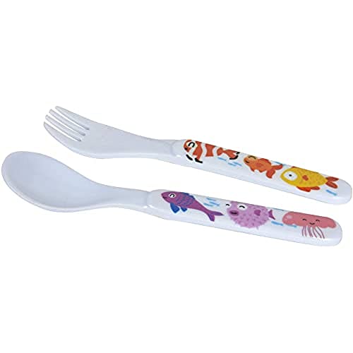 Taberseo 6893 Set pour enfant 2 couverts Mélamine Ocean Cover