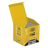 France Effect - Fontaines à Gâteau 120mm - Lot de 100 - Longue Durée 50-60s - Effet Lumineux Étincelant - Parfait pour Anniversaires, Mariages et Célébrations - Catégorie F1