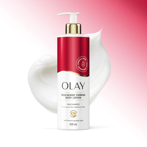 Miniatura 2 de Olay Regenerist Loción Corporal Hidratante y Reafirmante, 500ml | Niacinamida, Vitamina B5 y Glicerina, Hidratación Durante 24 Horas, Piel Suave
