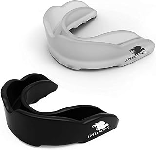 FreeCrows MMA Mouthguard/Youth Mouth Guard - 2X Gum Shield Teeth Protection for All