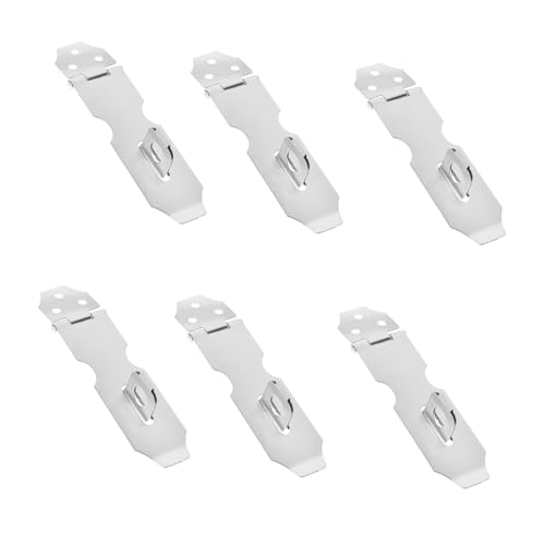 Image of DOITOOL 40pcs Hasp Latch Locking Mechanism for Doors and Cabinets Easy Installation Versatile Outdoor and Indoor Use Secure Padlock Hinge Accessory