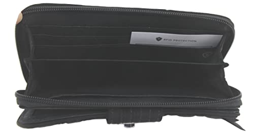 Vera Bradley RFID Turnlock Wallet (Classic Black)4