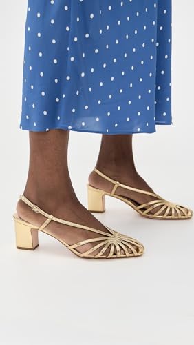 Loeffler Randall Women's Priscilla Lattice Slingback Heeled Sandals3