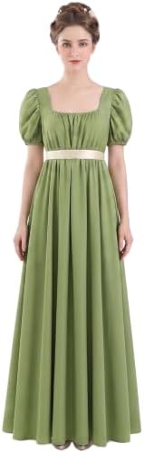 Square Neck Regency Dress