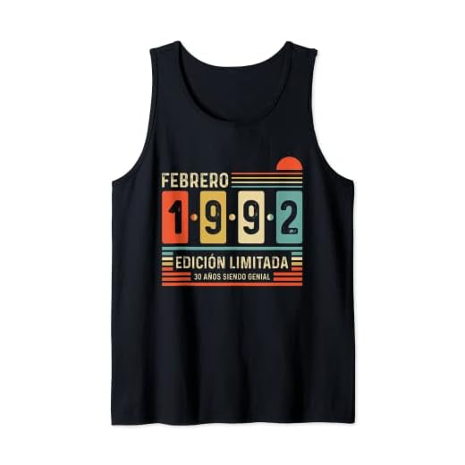 30 Años Febrero 1992 Leyenda Regalo 30 Cumpleaños Camiseta sin Mangas
