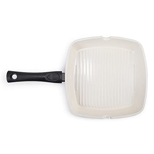 Grill Pan Revestimento Cerâmico Vermelho 28 Cm Le Cook