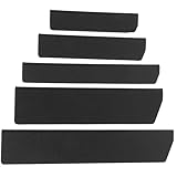 MUELODSIC 5 Stück Teiliges Sicherheits Messerschutzhüllen aus Flockiertem Abs Material Vielseitiger Klingenschutz für Küchenmesser und Outdoor Tools Leicht Tragbar Verschiedene für