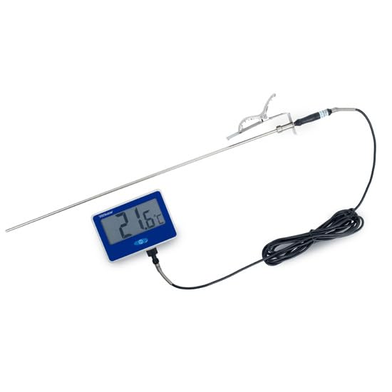 Traceable Remote Probe Digital Thermometer with Calibration; 1 Extra-Long Stainless Steel Probe