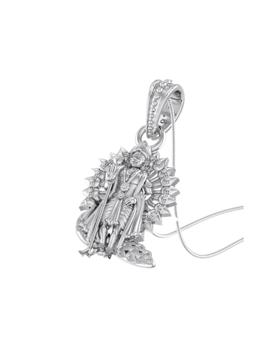 Pendentif Dieu Kartikeya en argent sterling 925 Mtrolls, un bijou d'exception finement ciselé