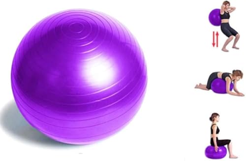 SURPZON Exercise Ball Yoga Ball Anti Burst For Fitness Gym Equipment For Women Home, Free Weights Exercise, Pregnancy Birthing Or Pilates Indoor Outdoor Use