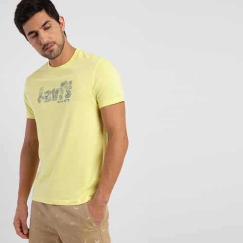 Image of Levi's Men's Cotton Regular Fit Brand Logo T-Shirt