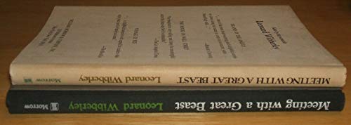 Meeting with a great beast;: A novel B0006C2VUY Book Cover